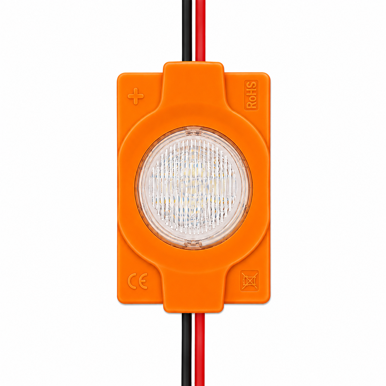 Modül Led 24V Dik Açı Tekli 2W Turuncu
