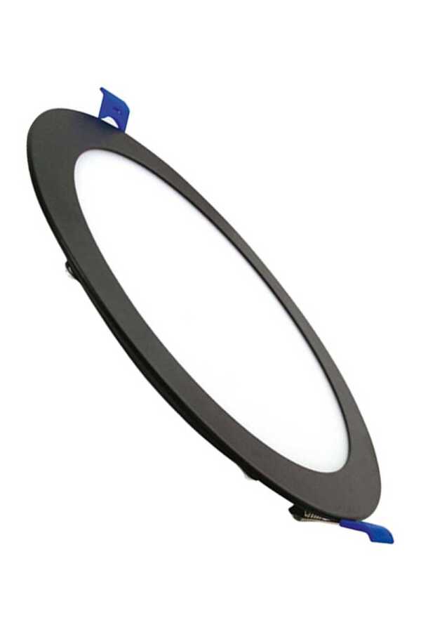 Slim Панель Чёрный корпус-6W 12cm-4000K