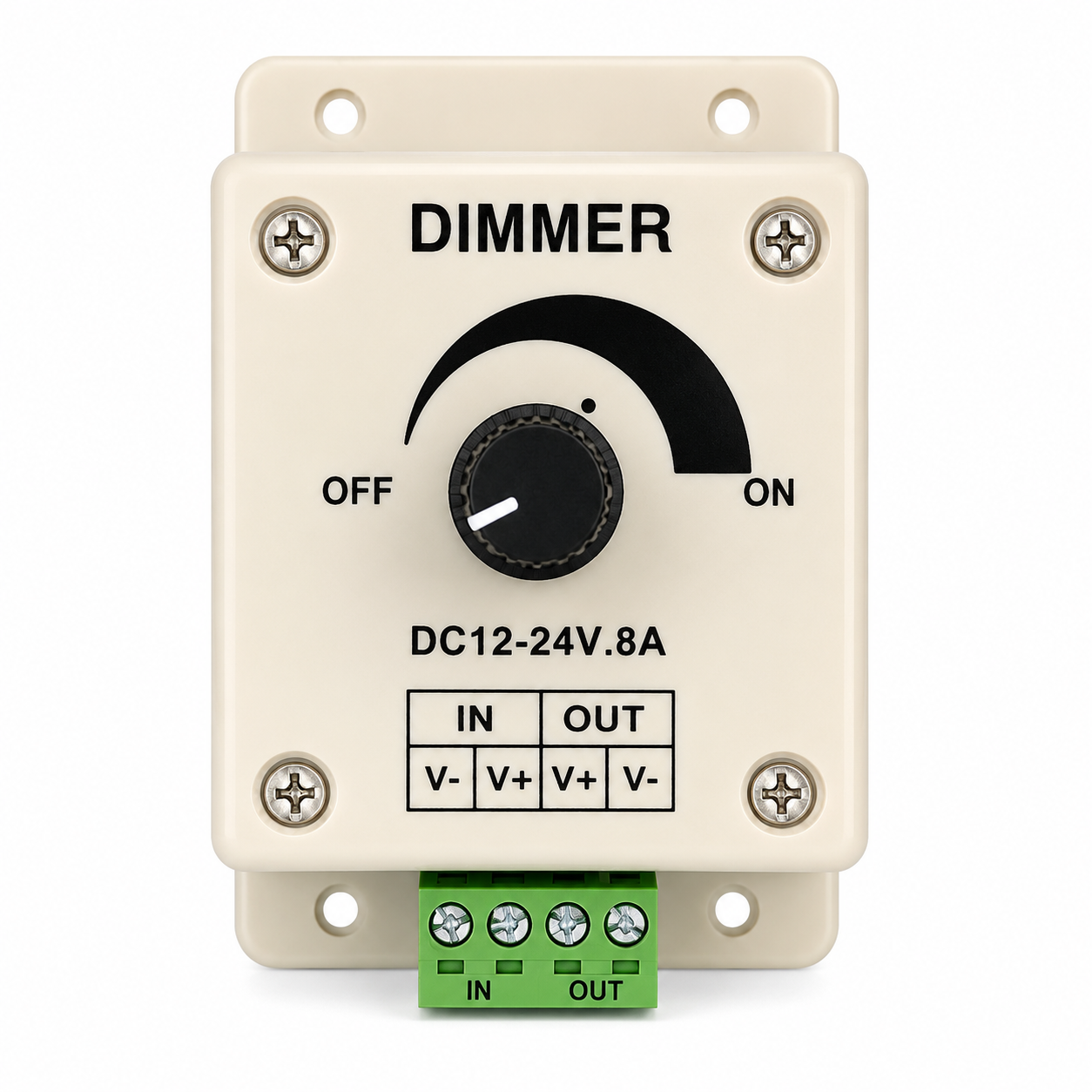 Kontrol Cİhazları Dimmer 12-24V Manuel 8A