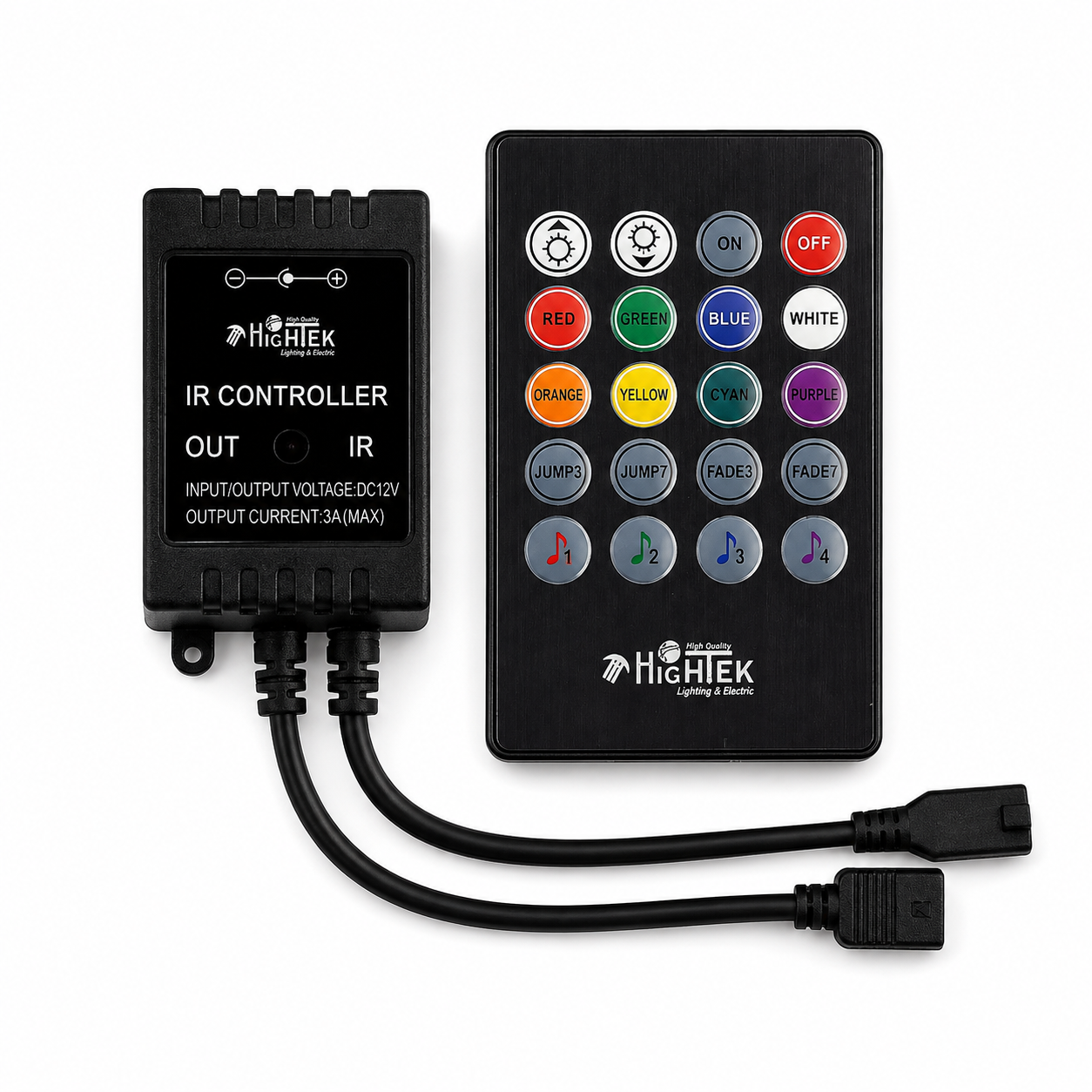 Kontrol Cihazları RGB Kumanda Müzik Kontrollü 6A