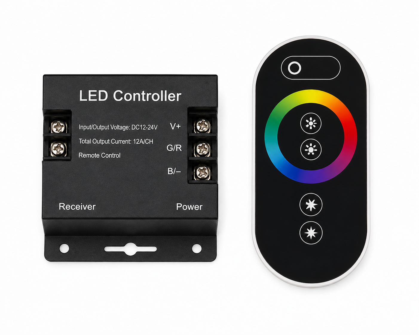 Kontrol Cihazları RGB Kumanda 12-24V Dokunmatik Müzik Özellikli 30A
