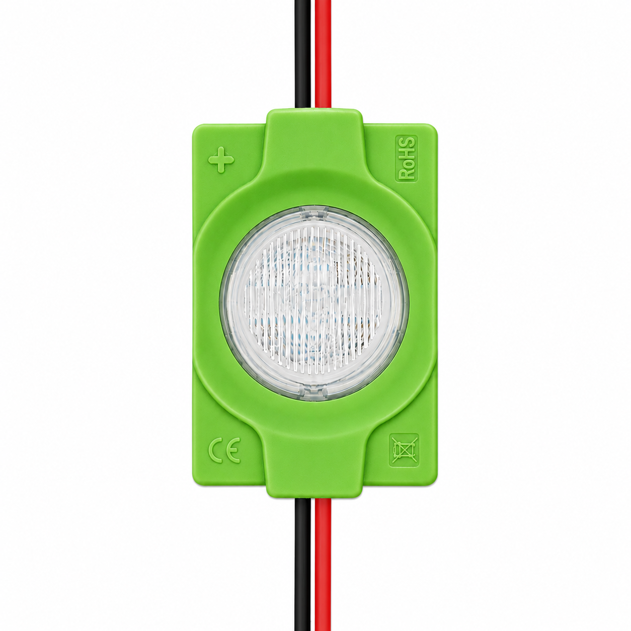 Modül Led 12V Dik Açı Tekli 2W-Yeşil