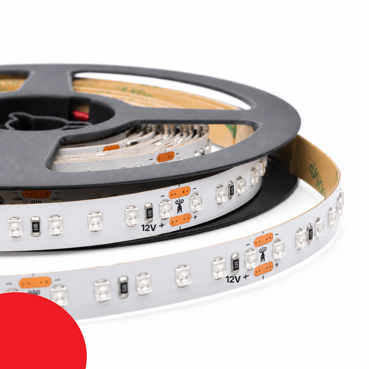 Şerit Led Dış Mekan IP65 12V 4040 M/60-Kırmızı