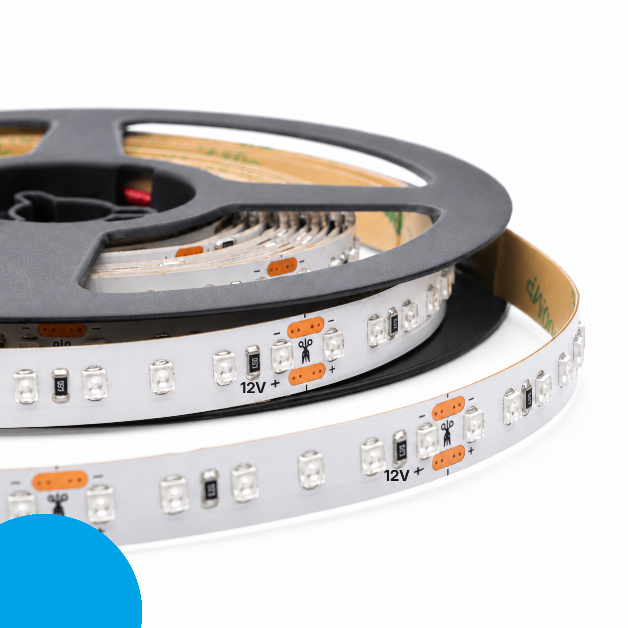 Светодиодная лента Для улицы Гирлянда-нить65 12V 5050 M/60-Синий