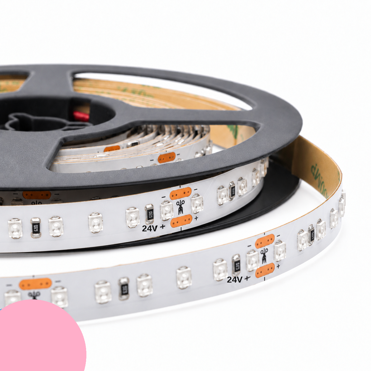 LED strip Outdoor String65 24V 5050 M/60 Double PCB-Pink
