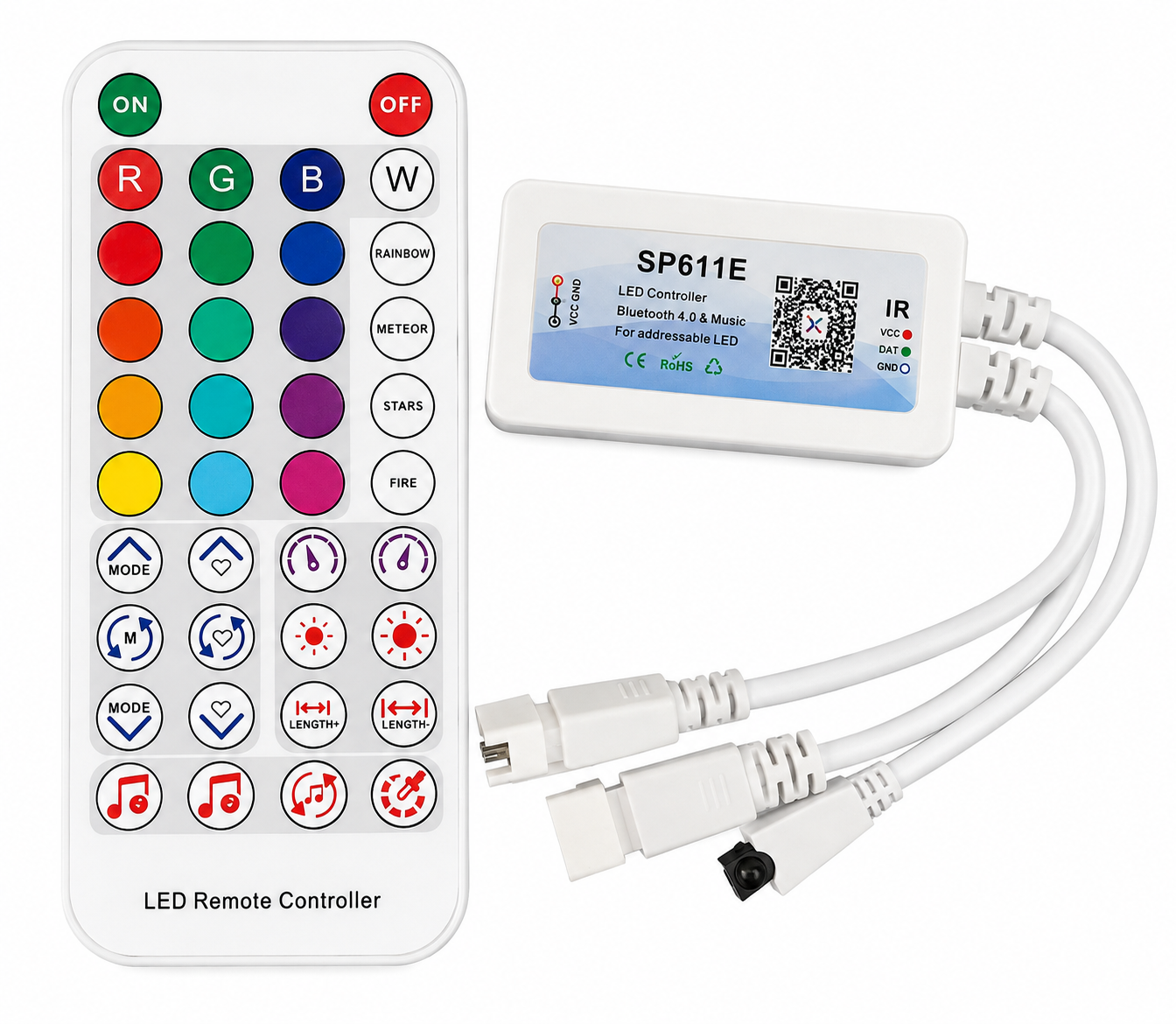 Kontrol Cihazları Pixel 5-24V Muzik ve Bluetooth Özellikli Çift Çıkışlı SP611E
